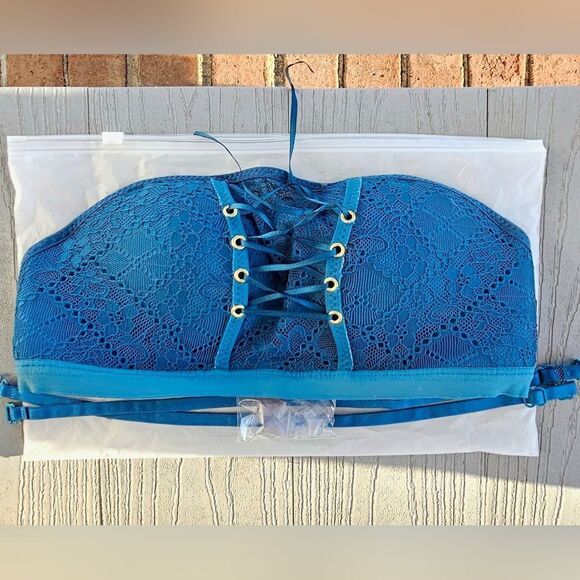 Je Taime Beautiful Girls Multiway Lace Up Push Up CORSET BRA 32B NEW IN BAG - Picture 2 of 16